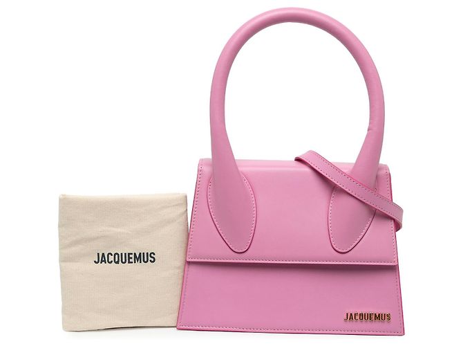 Jacquemus Pink Smooth Calfskin Le Grand Chiquito - Ansicht 6