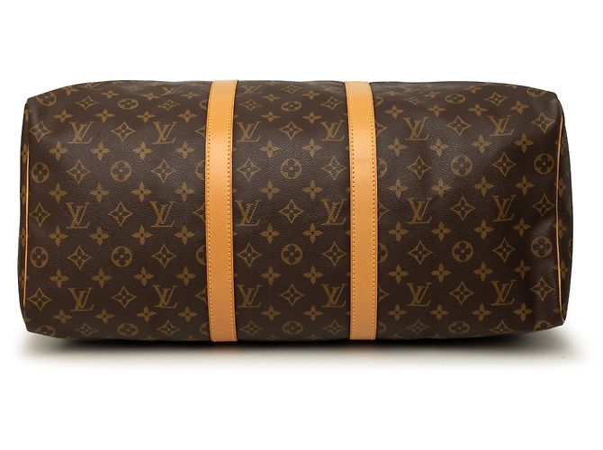 Louis Vuitton Brown Monogram Keepall 50 Marron - vue 3