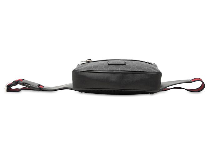 Borsetta cintura Gucci Black GG Supreme Web Nero - vista 3