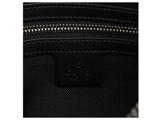 Borsetta cintura Gucci Black GG Supreme Web Nero - vista 5
