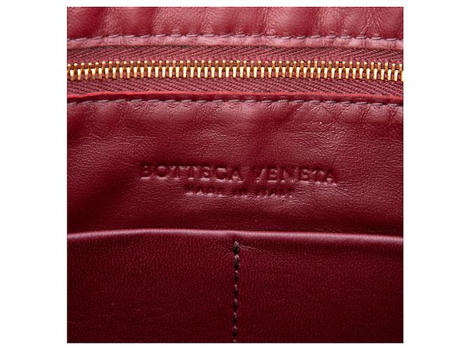 Borsa a tracolla Bottega Veneta Marie in nappa rossa - vista 5