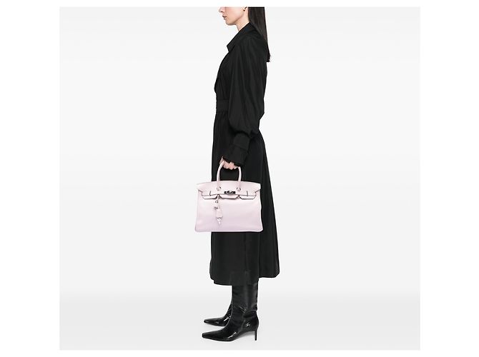 Hermès Pink Swift Birkin Retourne 35 Rosa - vista 6