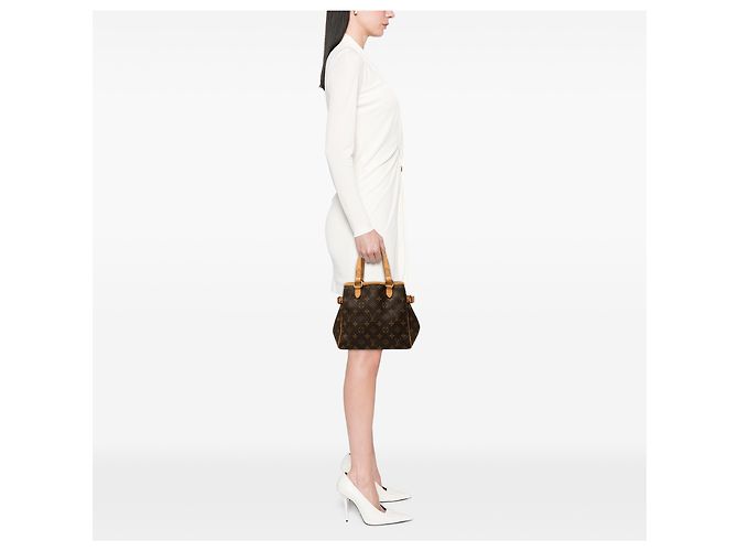 Louis Vuitton Brown Monogram Batignolles Vertical PM Marron - vue 7