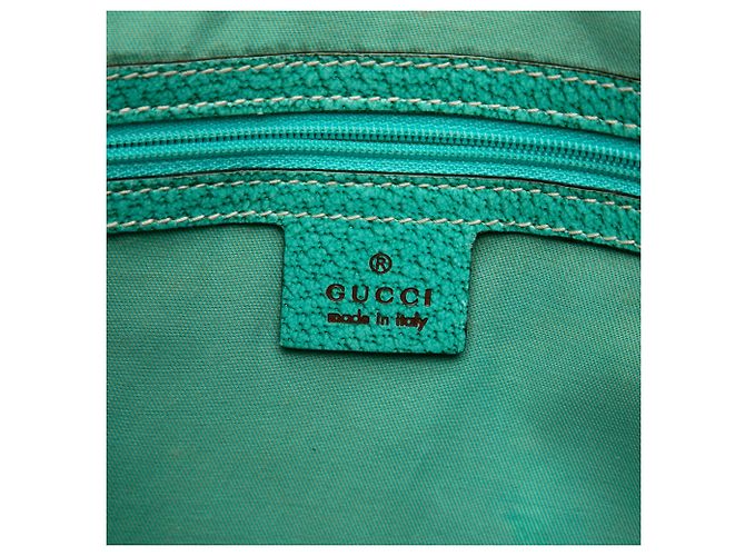 Borsa Hobo Gucci in tela GG beige Turchese - vista 5