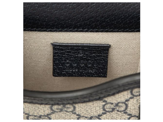 Gucci Beige Mini GG Supreme Horsebit 1955 Crossbody - vista 5