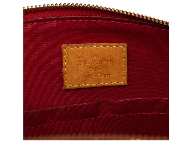 Louis Vuitton Red Monogram Vernis Sherwood PM Roja - vista 5