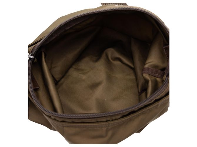 Prada Brown Tessuto Crossbody mit Reißverschluss Braun Khaki - Ansicht 4