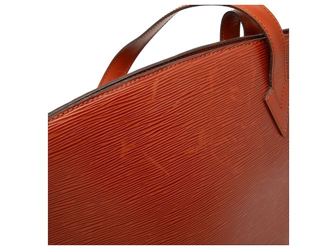 Louis Vuitton Brown Epi Saint Jacques GM Long Strap Marrom - vista 6
