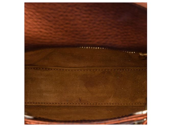 Autre Marque Dior Brown Mini Metallic Calfskin Cannage Lady Dior Marrone Bronzo - vista 4