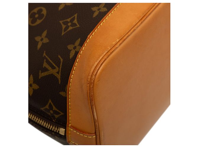 Louis Vuitton Brown Monogram Alma PM Marron - vue 7