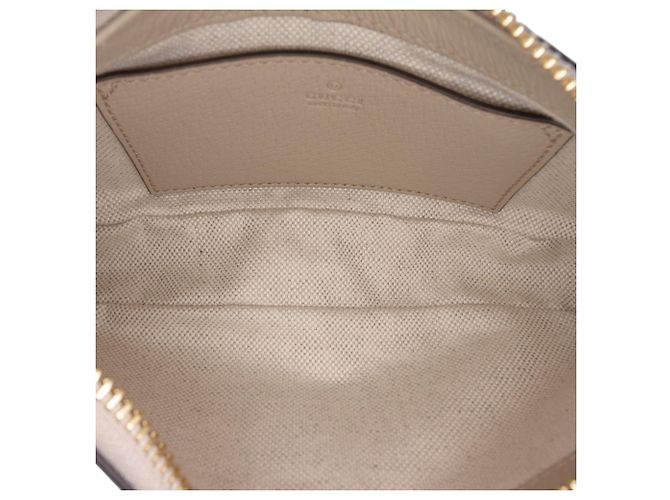 Borsa a tracolla Gucci Mini GG Supreme Ophidia Beige - vista 4