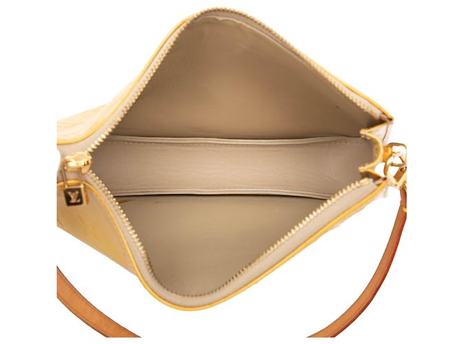 Louis Vuitton Yellow Monogram Vernis Pochette Lexington Gelb - Ansicht 4
