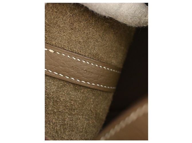 Hermès Brown Clemence Picotin Lock 18 Marron Taupe - vue 6
