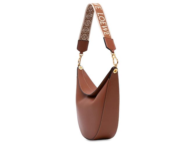 LOEWE Luna Hobo Kleine Ledertasche Braun - Ansicht 2