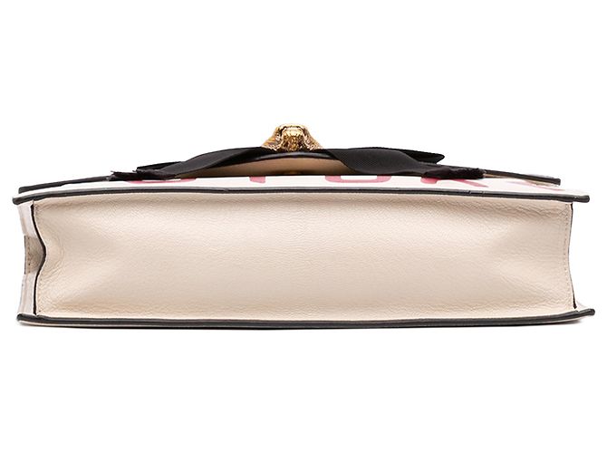 Gucci Osiride Top Handle Flap en cuero marrón Castaño Beige - vista 3