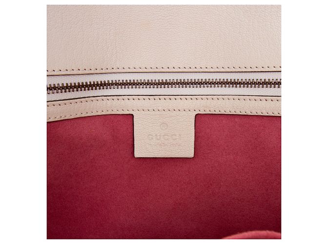 Gucci Osiride Top Handle Flap en cuero marrón Castaño Beige - vista 5