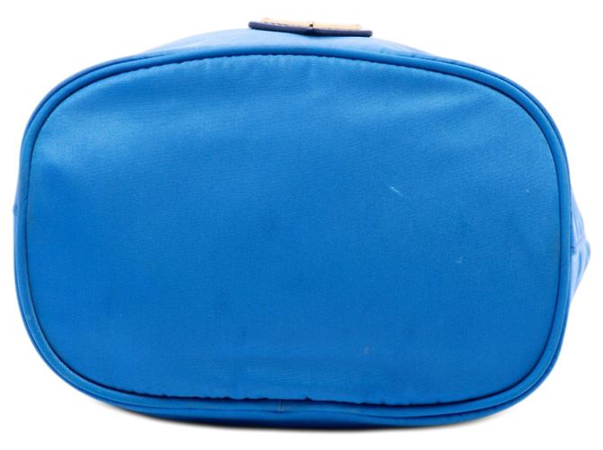 Pochette à cordon de serrage Prada en Tessuto bleu - vue 3