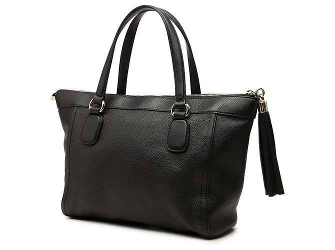 Borsa Tote Soho Working Small in pelle di vitello nera Gucci Nero - vista 2