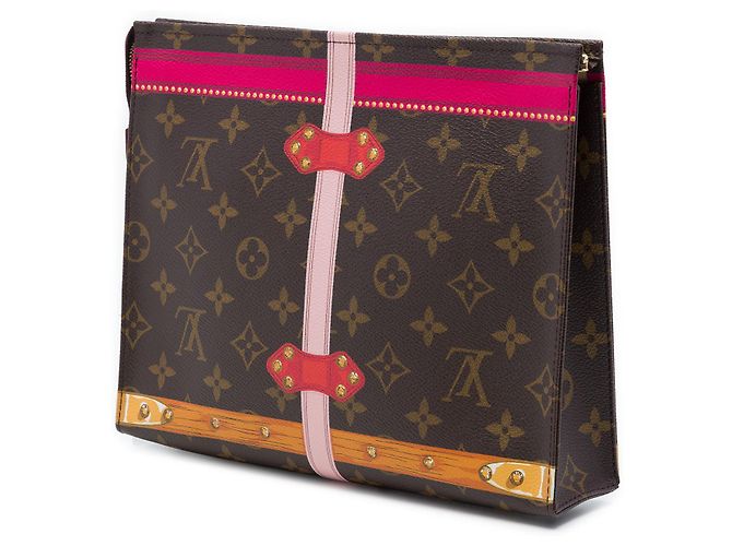 Neceser Louis Vuitton Brown Monogram Summer Trunks 26 Castaño - vista 2
