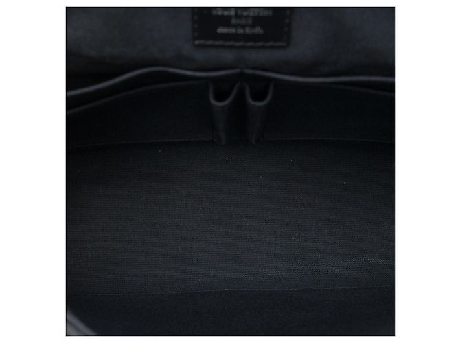 Louis Vuitton Black Damier Graphite District MM Noir - vue 4