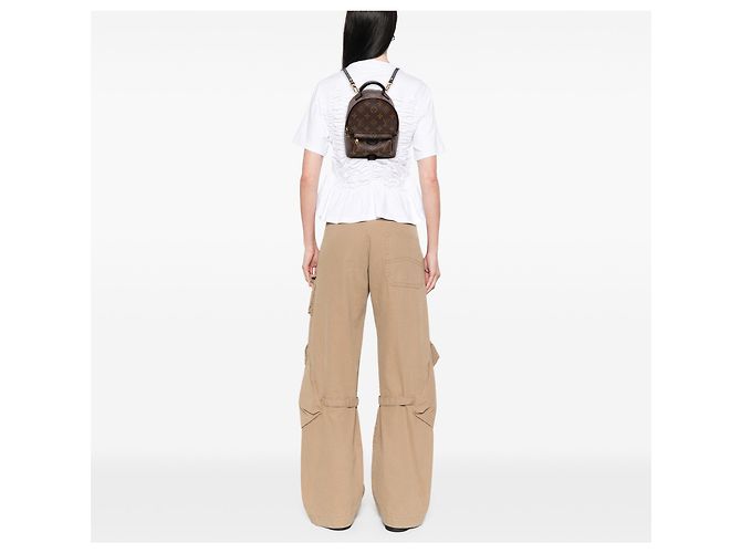 Louis Vuitton Brown Monogram Mini Palm Springs Marrom - vista 6