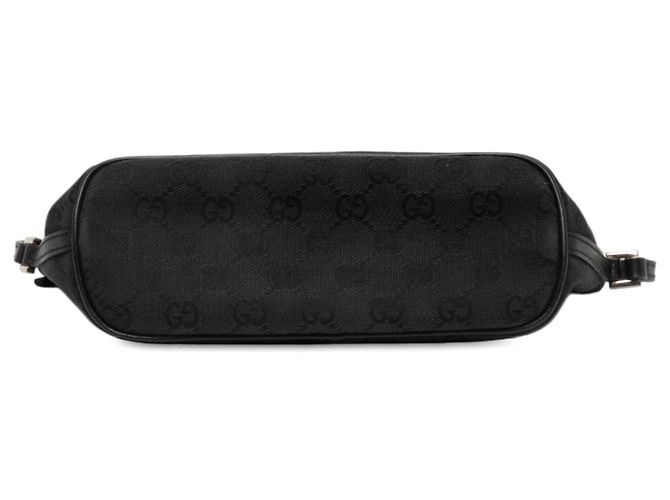 Gucci Black GG Canvas Boat Negro - vista 3