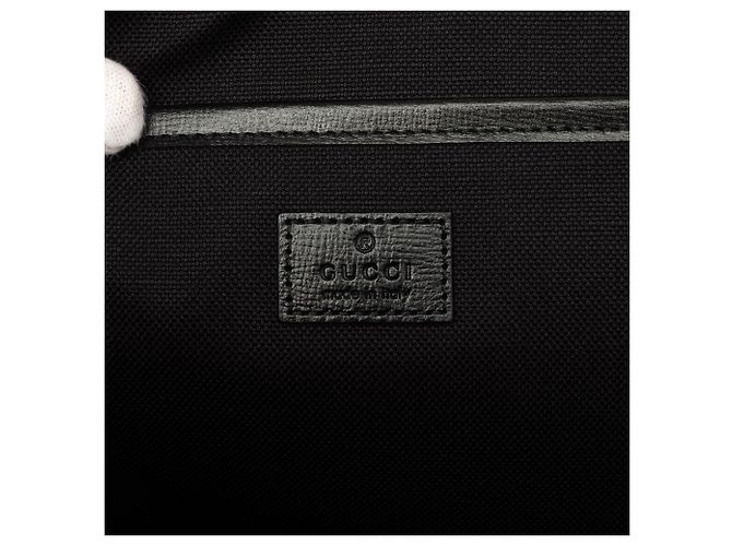 Gucci Black GG Supreme Interlocking G Clutch Schwarz - Ansicht 5
