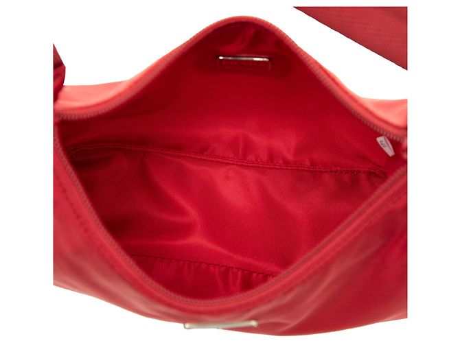Re-Edition Prada Mini Tessuto Re Edition 2000 Schultertasche Rot - Ansicht 4