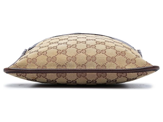 Bandolera Gucci Beige GG Canvas Web - vista 3
