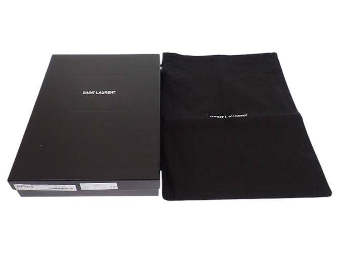 Autre Marque Saint Laurent Pouch Puffy Large in pelle di agnello nera Nero - vista 13