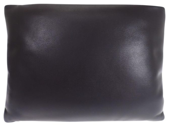 Autre Marque Saint Laurent Pouch Puffy Large in pelle di agnello nera Nero - vista 2