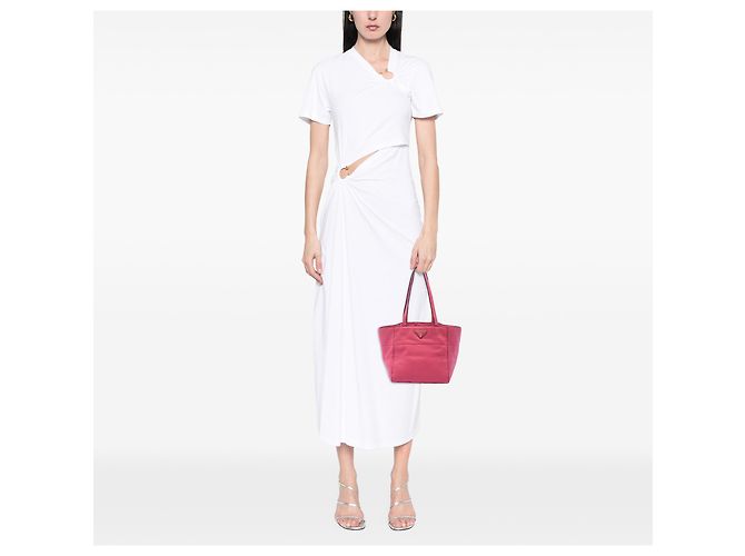 Prada Pink Vitello Daino Tote - view 6