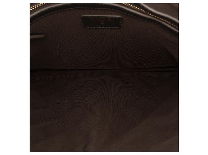 Chanel Clutch Mademoiselle O Case in pelle di pecora matelassé nera Medium Nero - vista 4
