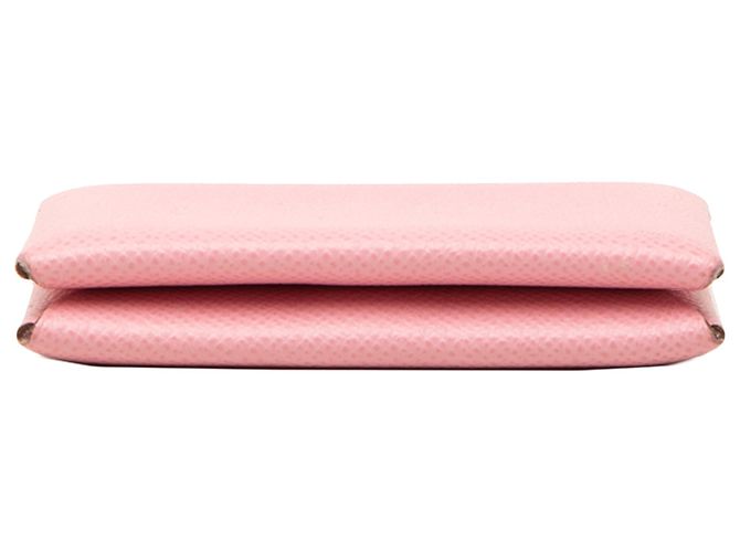 Hermès Pink Epsom Calvi Card Holder - vista 3