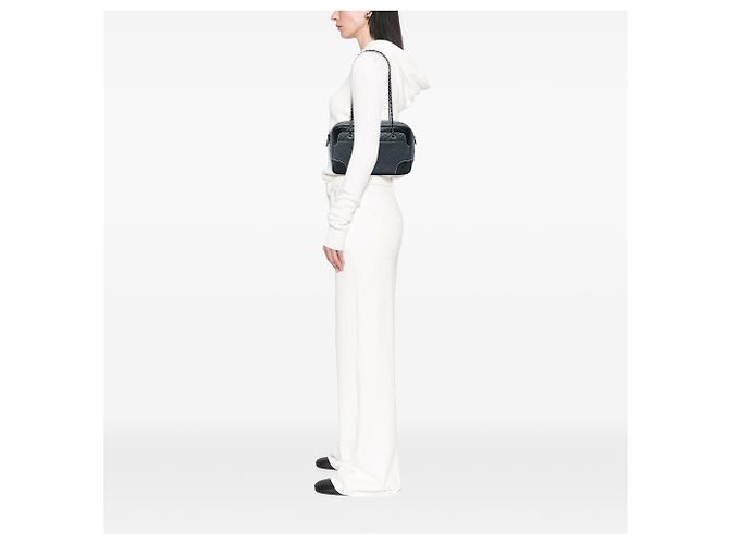 Chanel Gray Medium CC Bicolor gesteppte Kalbsleder Chain Camera Bag Braun Anthrazitgrau - Ansicht 5
