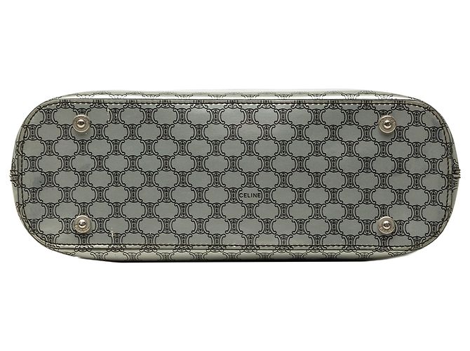 Céline Bolso de mano Celine Silver Macadam PVC Plata - vista 3