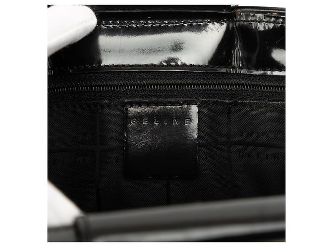 Céline Bolso de mano Celine Silver Macadam PVC Plata - vista 5