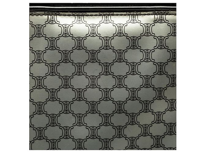 Céline Bolso de mano Celine Silver Macadam PVC Plata - vista 6