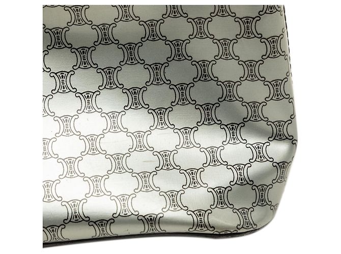 Céline Bolso de mano Celine Silver Macadam PVC Plata - vista 7
