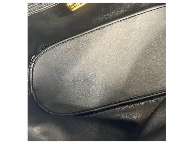 Dior Blue Leather Top Handle Bag Navy blue - view 5