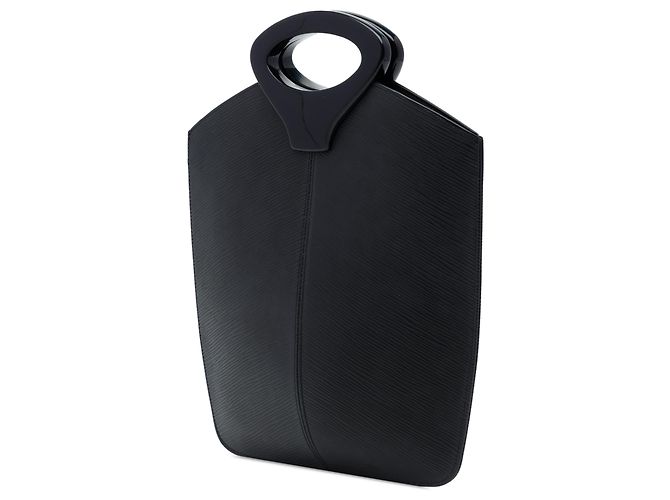 Louis Vuitton Black Epi Demi Lune Negro - vista 2