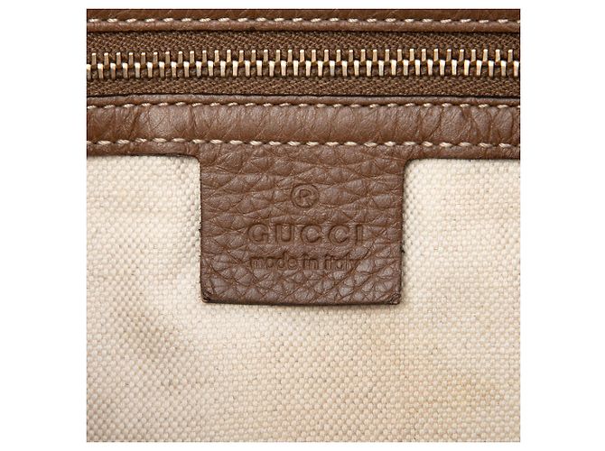 Borsa Boston Gucci Flora Joy Medium in canvas bianco - vista 5