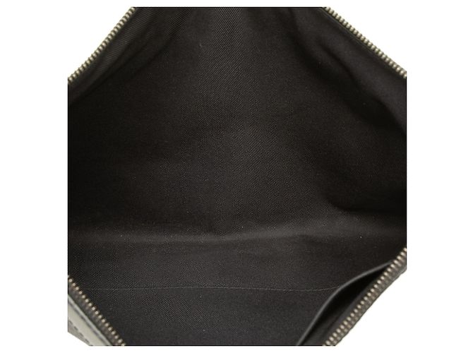 Louis Vuitton Black Monogram Eclipse Discovery Pochette GM Nero - vista 4