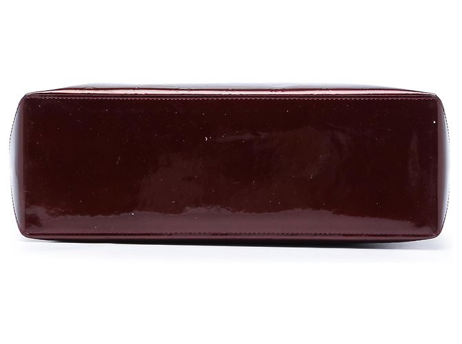 Louis Vuitton Red Monogram Vernis Wilshire MM Vermelho Bordeaux - vista 3