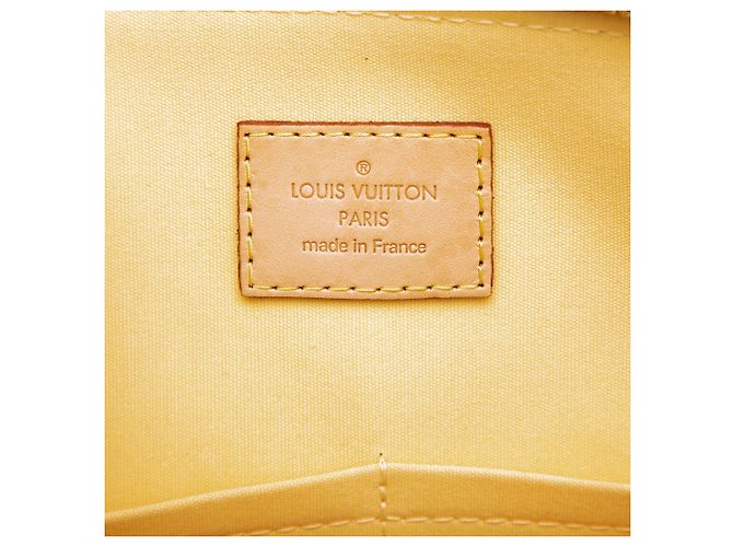 Louis Vuitton Yellow Monogram Vernis Alma PM Amarillo - vista 5