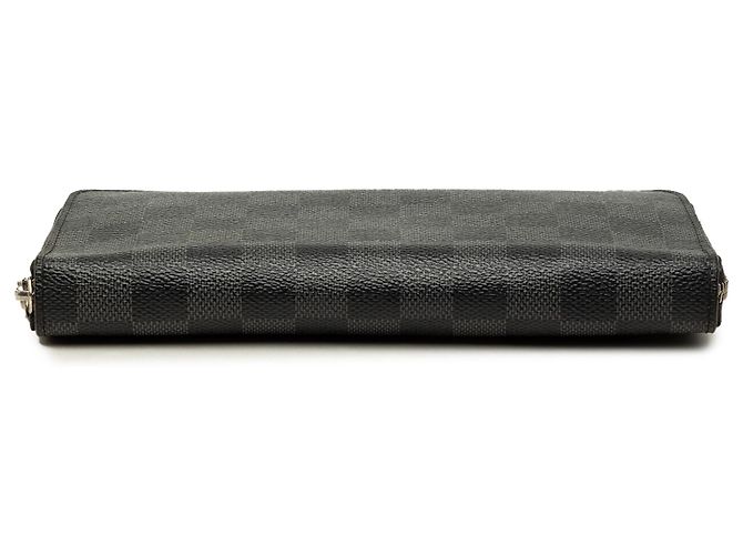 Portafoglio Louis Vuitton Black Damier Graphite Zippy Organizer Nero - vista 3