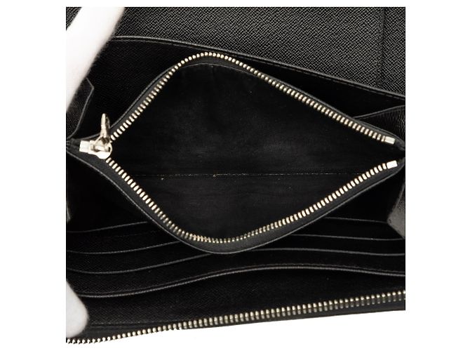 Portafoglio Louis Vuitton Black Damier Graphite Zippy Organizer Nero - vista 5