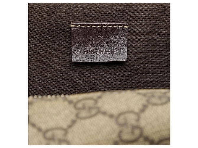 Borsa da lavoro Gucci Beige GG Supreme - vista 5