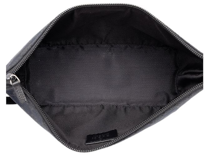Gucci Black GG Canvas Boat Negro - vista 4