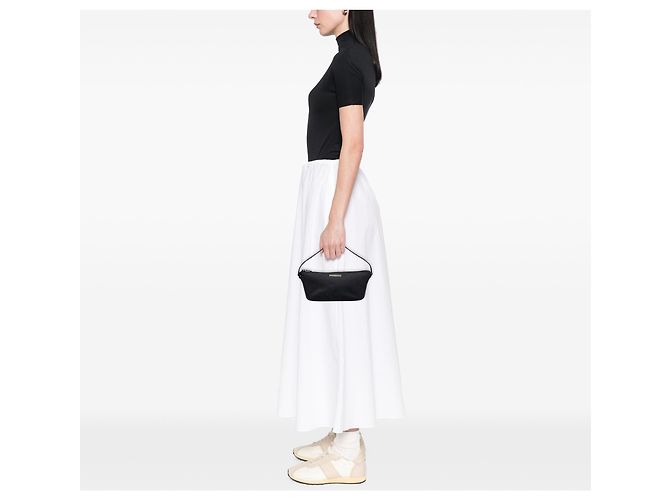 Gucci Black GG Canvas Boat Negro - vista 7